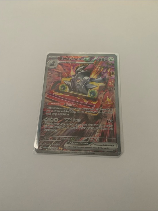 Pokemon Other - Pokemon Revavroom ex Trading Card - Red, Yellow, Green, Silver